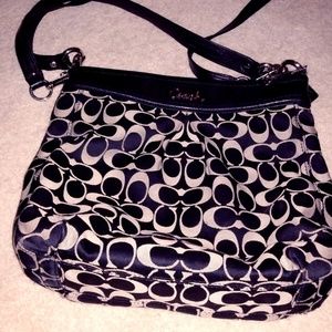 Coach Signature Shoulder/Crossbody Handbag